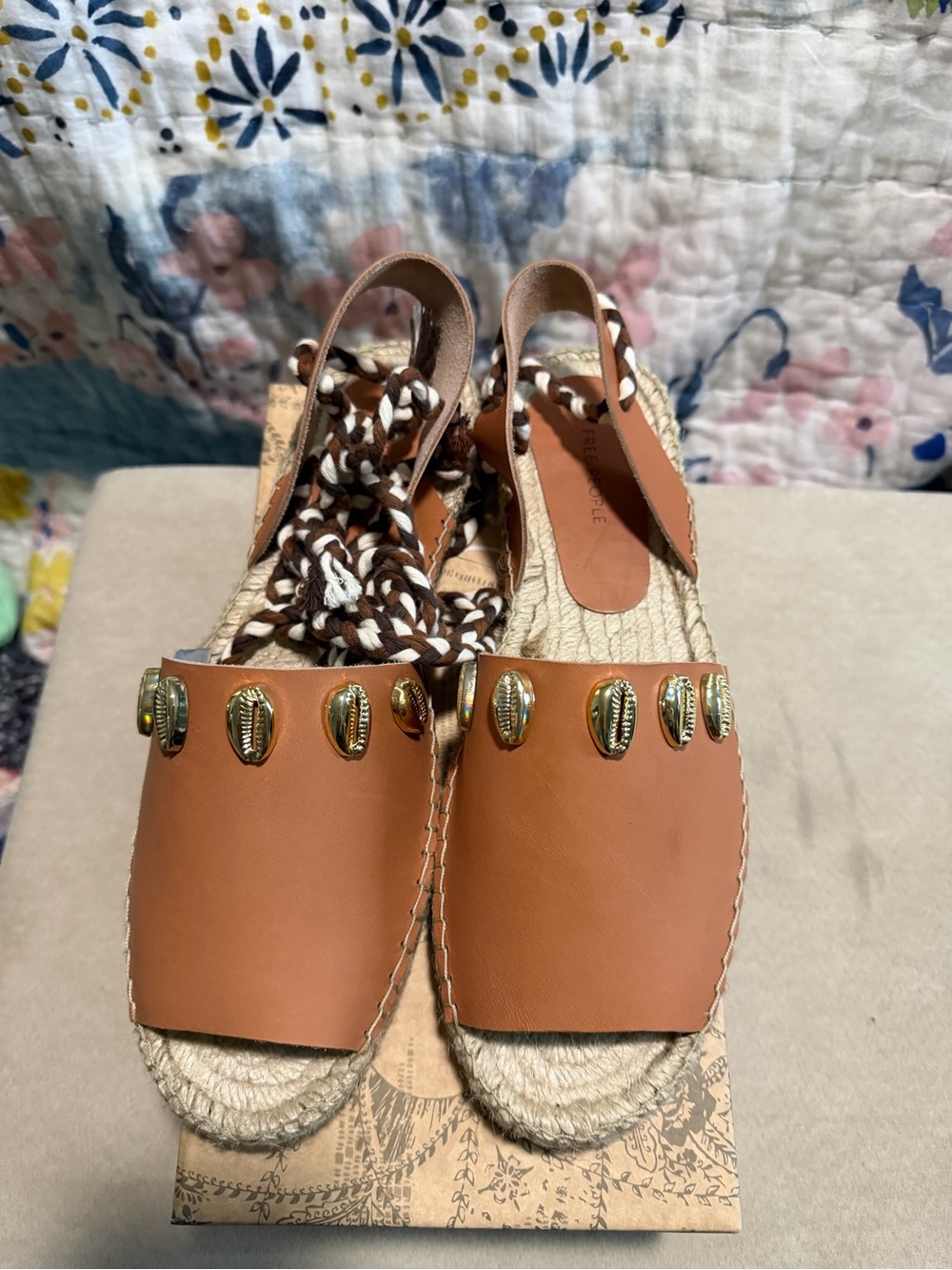 NIB Wander Wrap Espadrilles